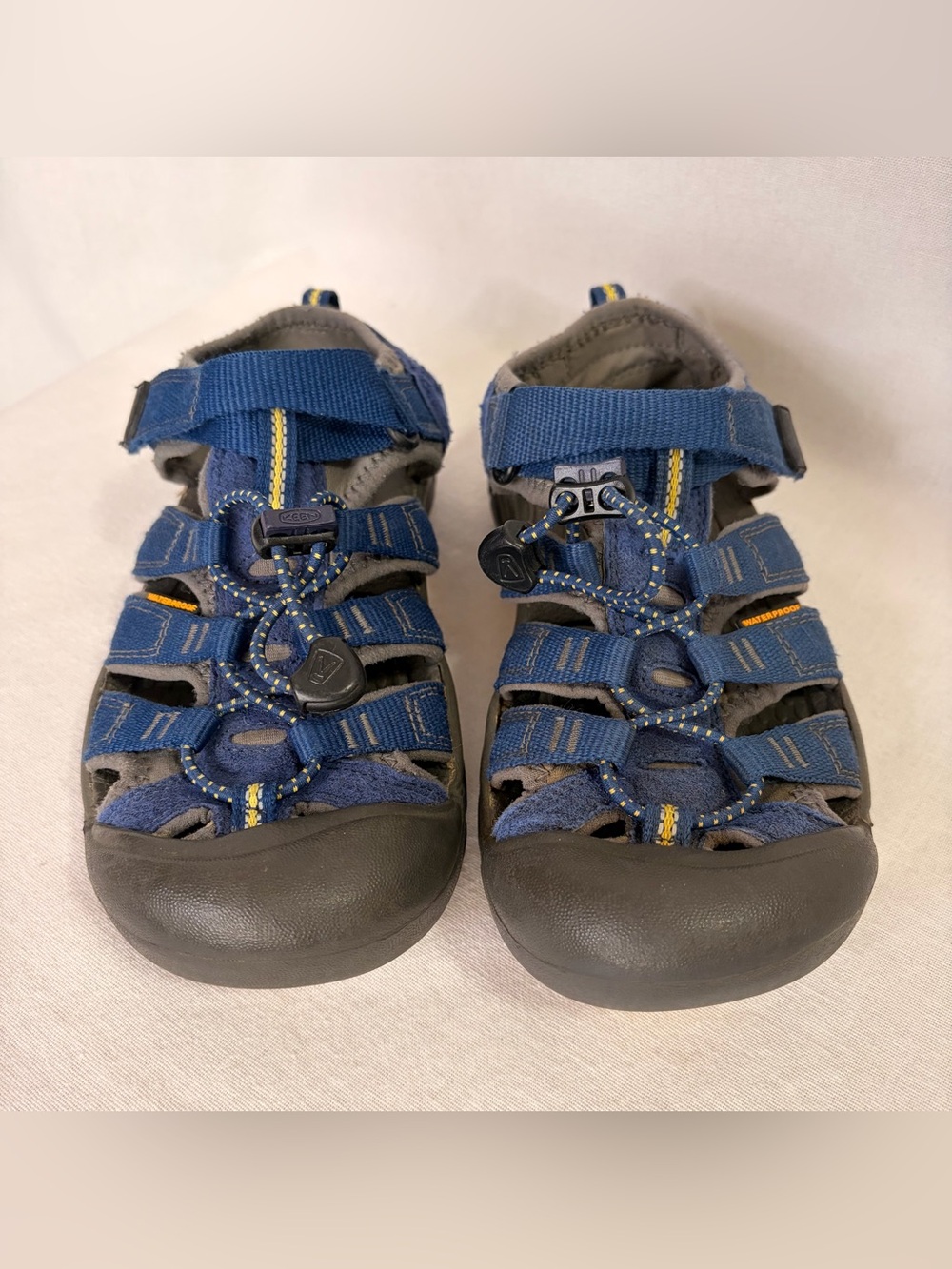 KEEN Kids 2Y Youth Newport H2 Waterproof Sandals Navy Blue Footwear Boys Girls
